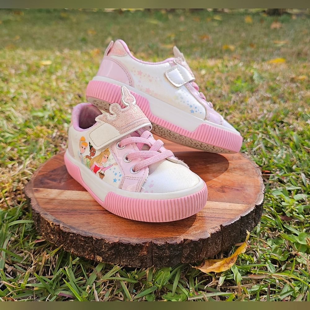 Disney Pink and White Kids Sneakers